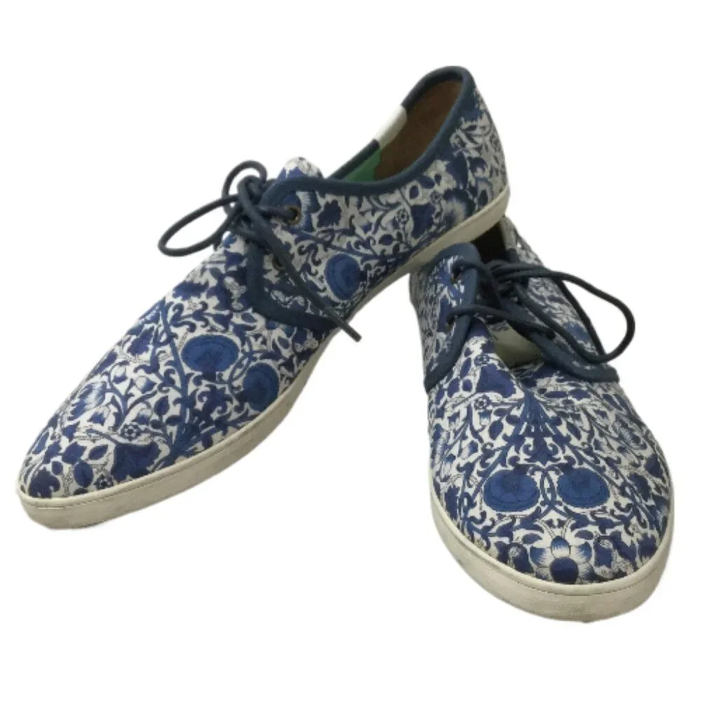 Soludos Blue Paisley Sneakers 8